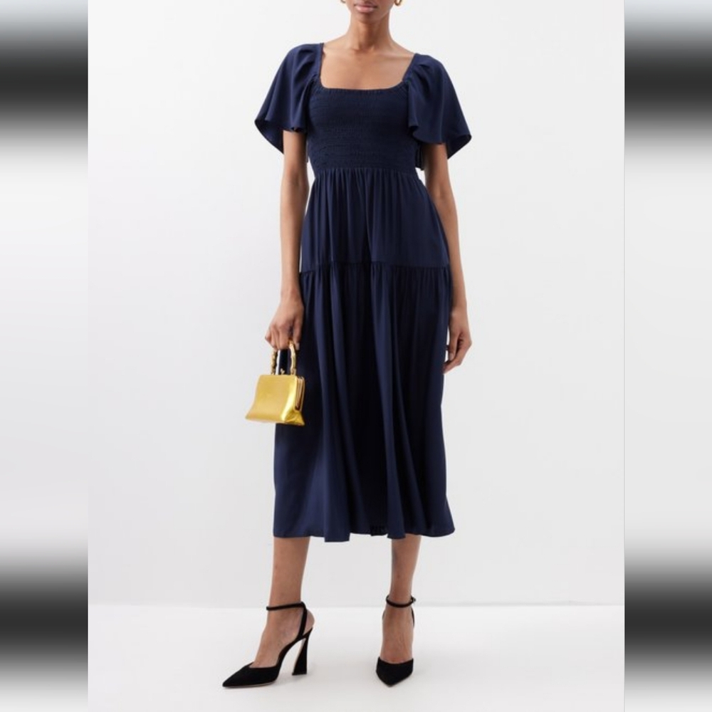 NWT La Ligne Juliette dress navy Small